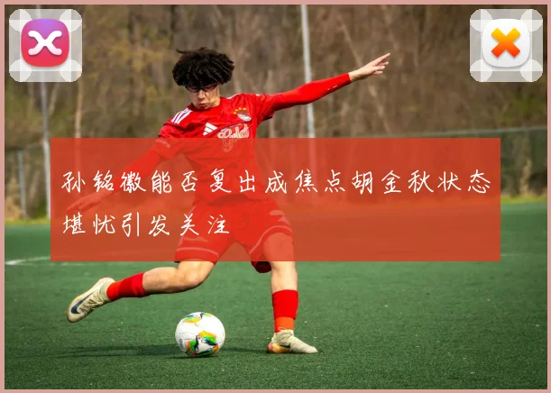 孙铭徽能否复出成焦点胡金秋状态堪忧引发关注